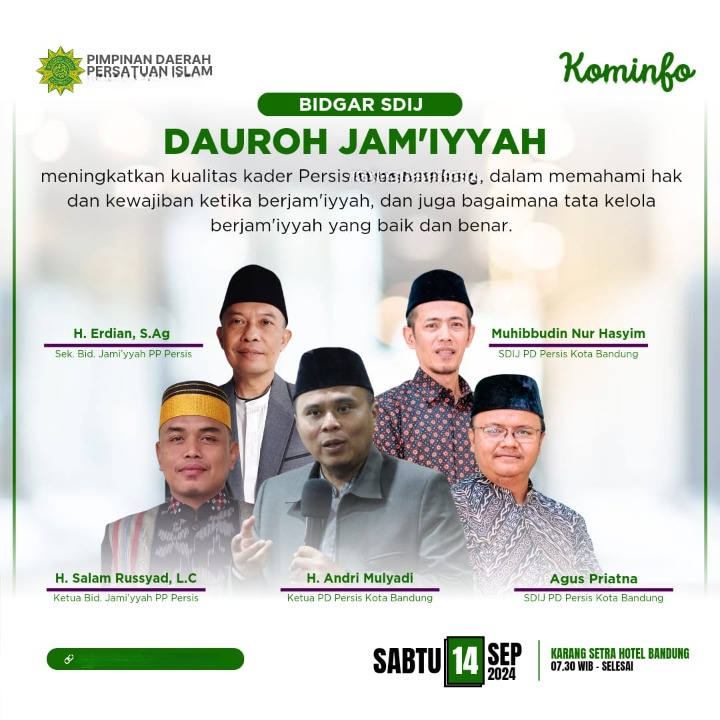 Dauroh Jamiyyah SDIJ PD PERSIS Kabupaten Sumbawa Barat
